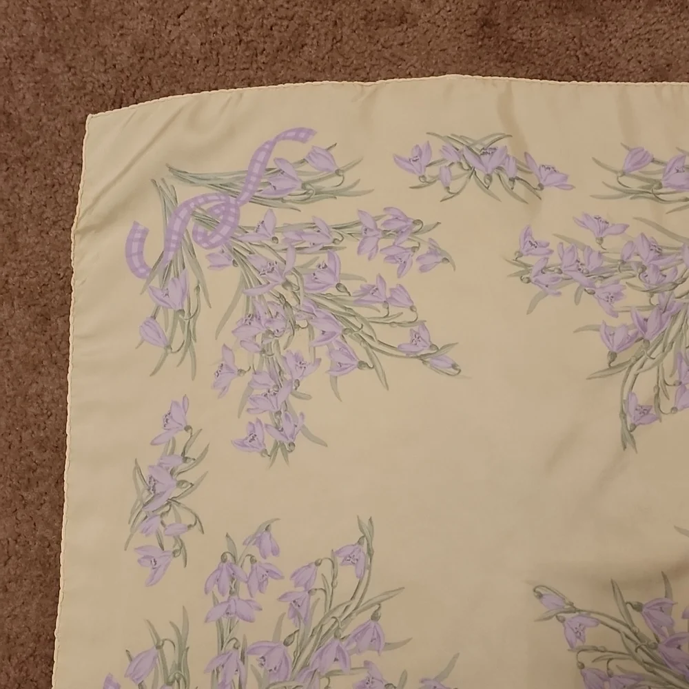 Burberry Silk Floral Square Scarf - Picture 10 of 13